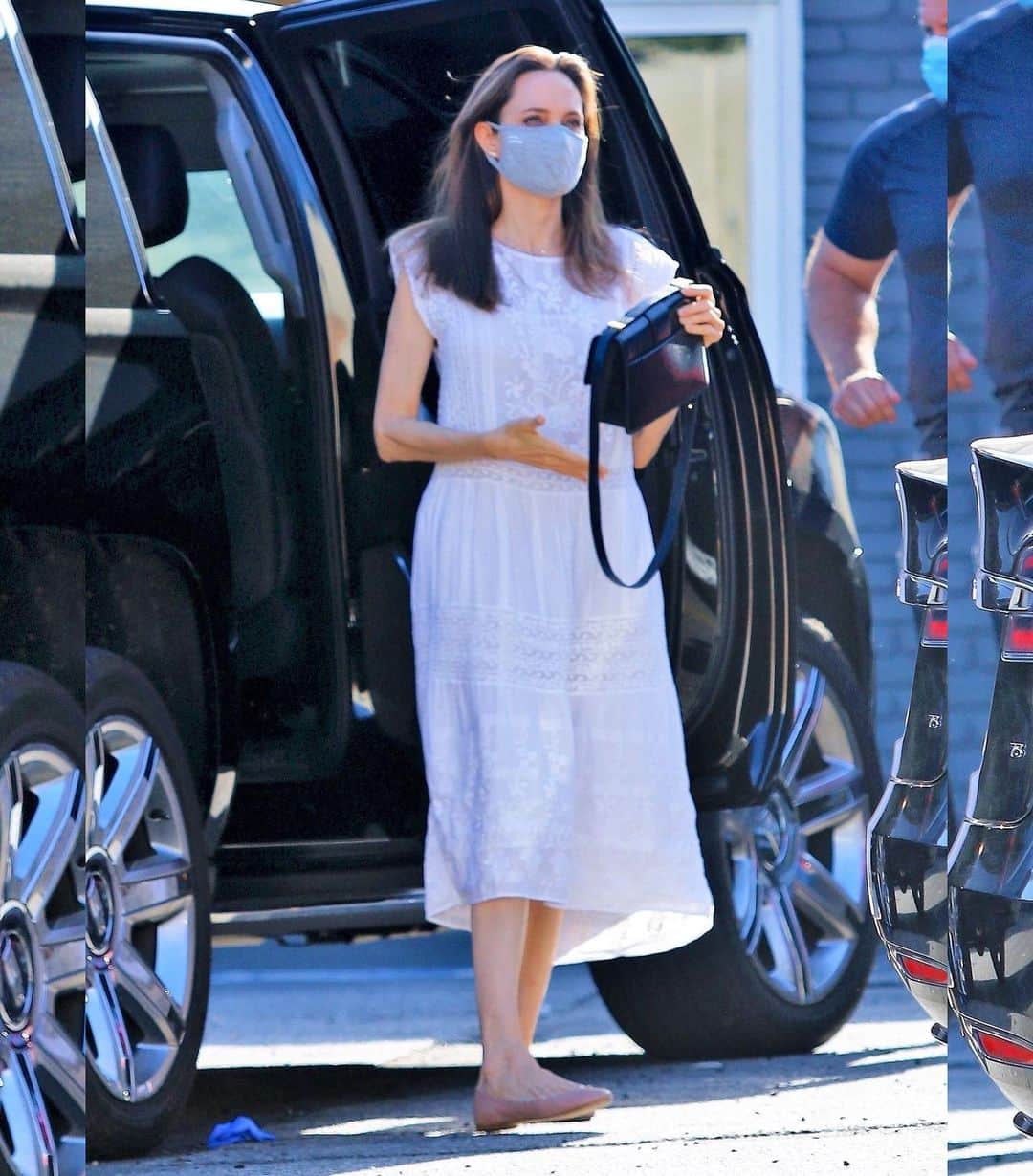 Just Jaredさんのインスタグラム写真 - (Just JaredInstagram)「Angelina Jolie was spotted for the first time in months, wearing a face mask while shopping! #WearAMask #AngelinaJolie Photo: Backgrid」7月3日 5時01分 - justjared