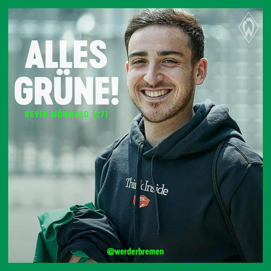 ヴェルダー・ブレーメンさんのインスタグラム写真 - (ヴェルダー・ブレーメンInstagram)「Alles Gute @moeh14!🎈 💚 _______ #werder #bremen #svw #Möhwald #geburtstag」7月3日 16時27分 - werderbremen