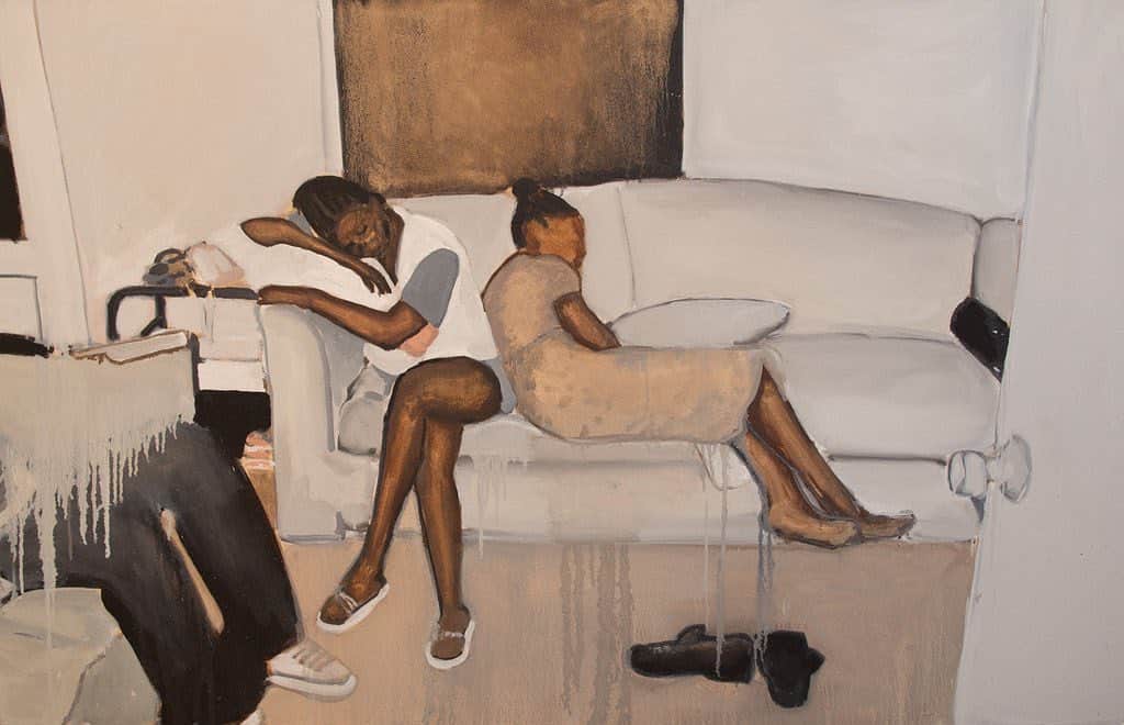エステルデヴェのインスタグラム：「Noah Davis, “Untitled”, c.2015」