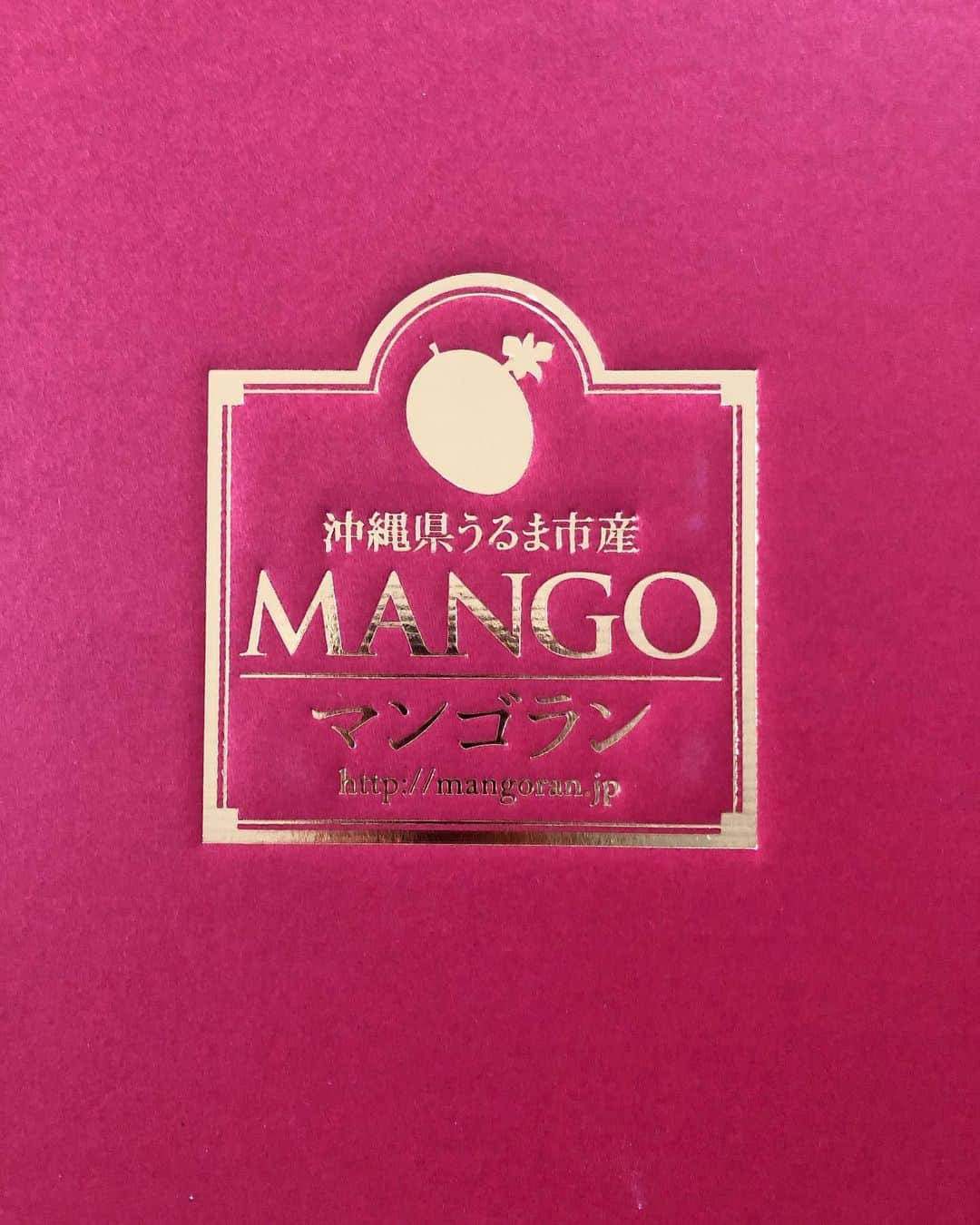 のインスタグラム：「沖縄は マンゴーの季節到来しております🥭 毎年お世話になってるマンゴランさんのマンゴー。 今年もいただきます。 #マンゴラン」