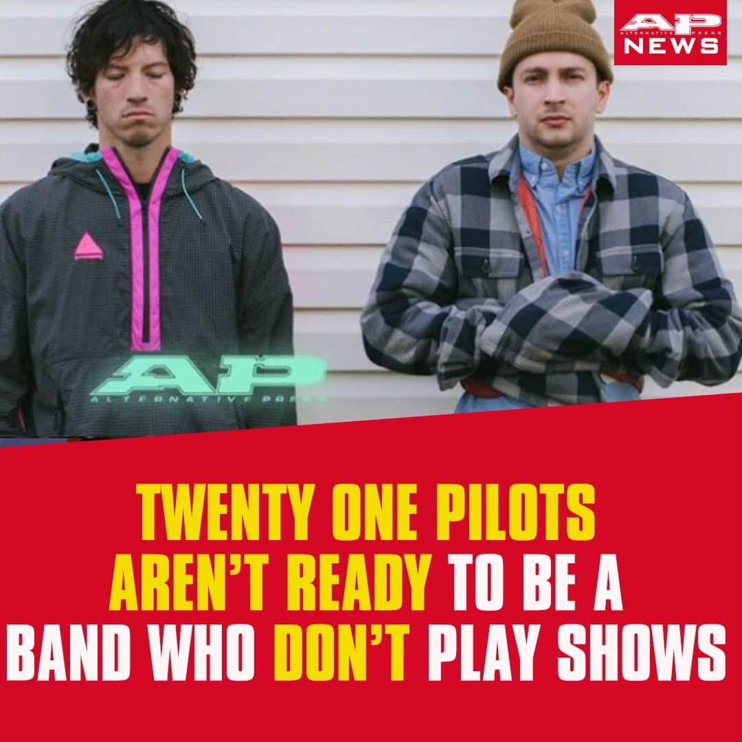 Alternative Pressさんのインスタグラム写真 - (Alternative PressInstagram)「INTERVIEW: @twentyonepilots think that livestreaming shows from home make it hard to replicate the magic of a concert. That's why they're as hungry as ever to play live for their fans ⁠ LINK IN BIO⁠ .⁠ .⁠ .⁠ #twentyonepilots #TØP #twentyønepiløts #tylerjoseph #joshdun #livestream #alternativepress #altpress」7月3日 7時30分 - altpress