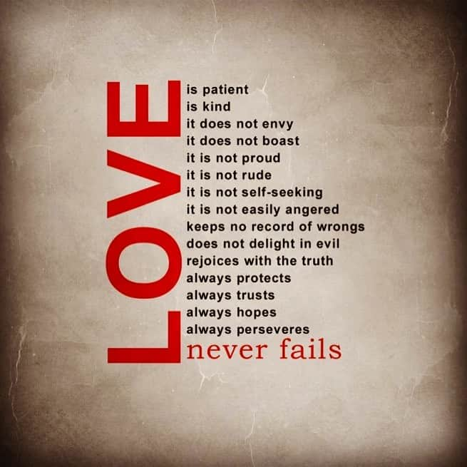 ダニー・ゴーキーさんのインスタグラム写真 - (ダニー・ゴーキーInstagram)「They call 1 Corinthians 13 the “Love Chapter.” Loving people like that is no easy task! But scripture also says “I can do all things through Christ who gives me strength.” We’ve talked a lot about the power of words to change our worlds. So try speaking this passage over your life by replacing Love with your name. “Danny is patient. Danny is kind.” Declare it as Truth, and watch God work to help you love others the way that He loves them! ❤️💙💜 #lovegodlovepeoplechallenge #thelovechapter #showlove #belove #bealight #passiton #share」7月3日 8時59分 - dannygokey