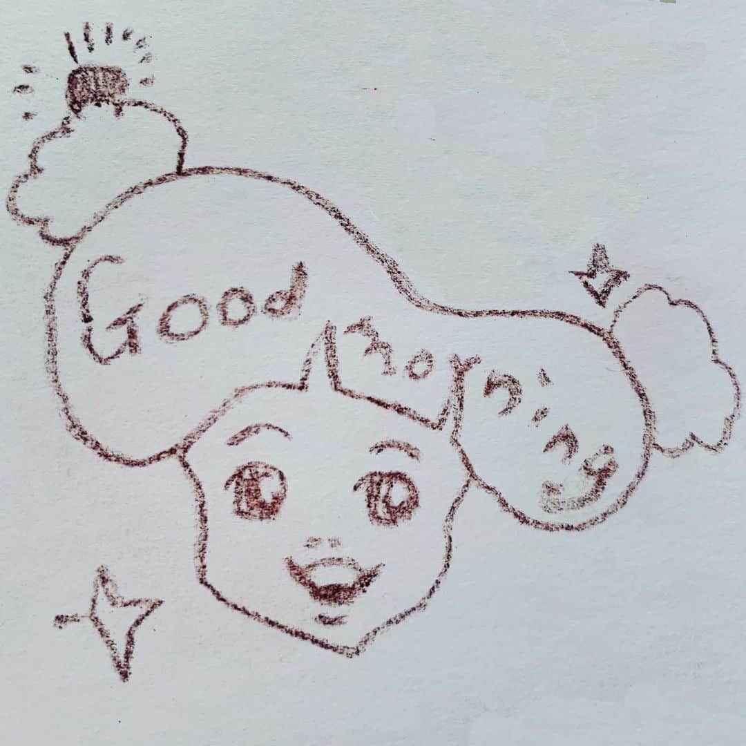 五月女ケイ子のインスタグラム：「朝の落書き。おはようございます。 #keikosootome #五月女ケイ子」