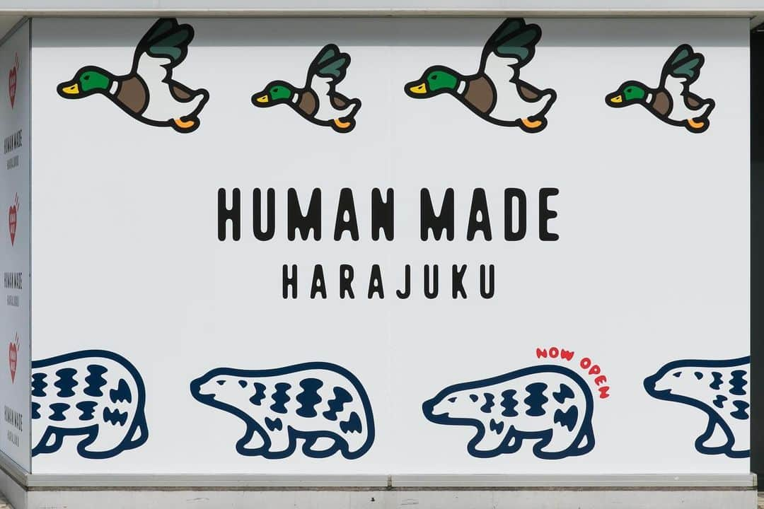 NIGOさんのインスタグラム写真 - (NIGOInstagram)「HUMAN MADE HARAJUKU open today ❤️彡」7月3日 10時25分 - nigo