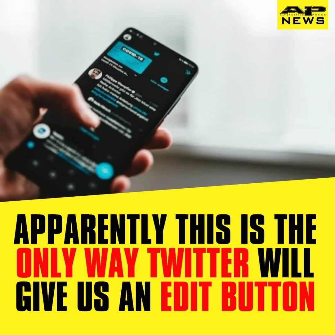 Alternative Pressさんのインスタグラム写真 - (Alternative PressInstagram)「@twitter has apparently revealed the only way users are getting an edit button ⁠ LINK IN BIO⁠ .⁠ .⁠ .⁠ #twitter #twittereditbutton #editbutton #alternativepress #altpress」7月3日 10時30分 - altpress