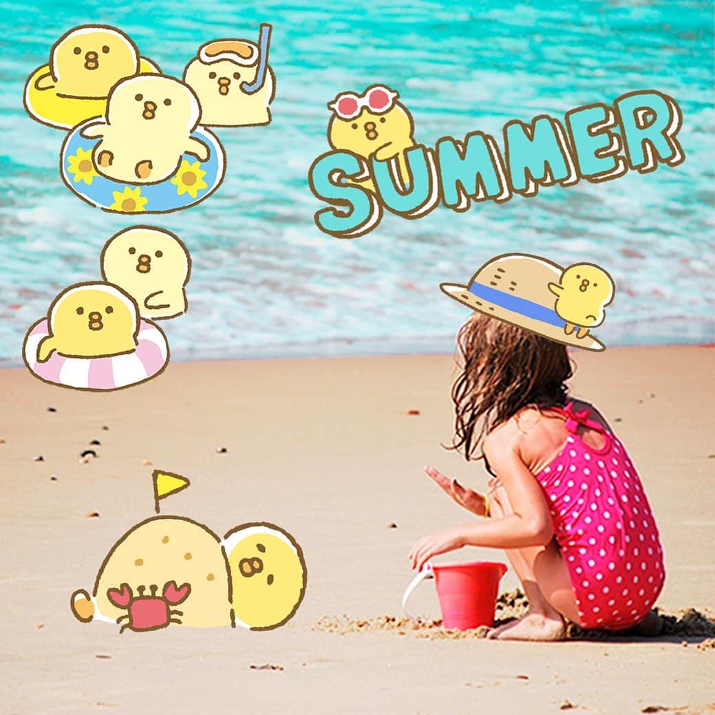 LINE Cameraさんのインスタグラム写真 - (LINE CameraInstagram)「It's summer break for Piyokomame 🐥🌻 Stay cool with these hot stamps 😎🍉 . @mindwaveinc #linecamera #lineカメラ #라인카메라 #ゆるい #キャラクター #character #イラスト #illust #illustration #ぴよこ豆 #tomon #可愛い #かわいい #cute #kawaii #スタンプ #stamp #stamps #ステッカー #stickers #sticker #mindwave #マインドウェイブ」7月3日 12時03分 - linecamera_official