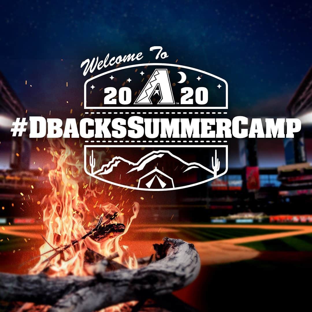 アリゾナ・ダイヤモンドバックスさんのインスタグラム写真 - (アリゾナ・ダイヤモンドバックスInstagram)「Welcome to #DbacksSummerCamp! Get a good night’s rest. Activities start tomorrow.」7月3日 12時16分 - dbacks