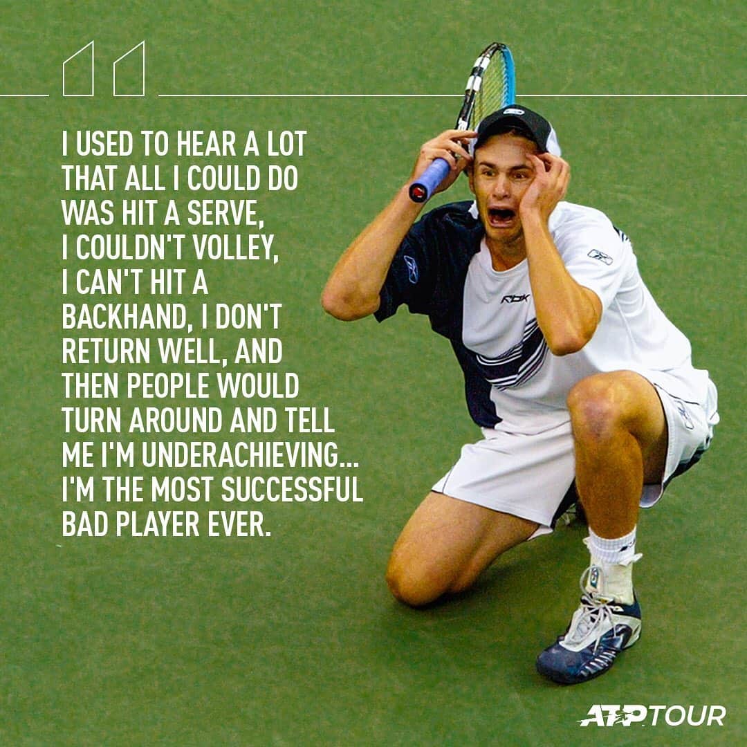 ATP World Tourさんのインスタグラム写真 - (ATP World TourInstagram)「The 🐐 of interviews . Always plenty of laughs with Andy Roddick 😂」7月4日 0時32分 - atptour