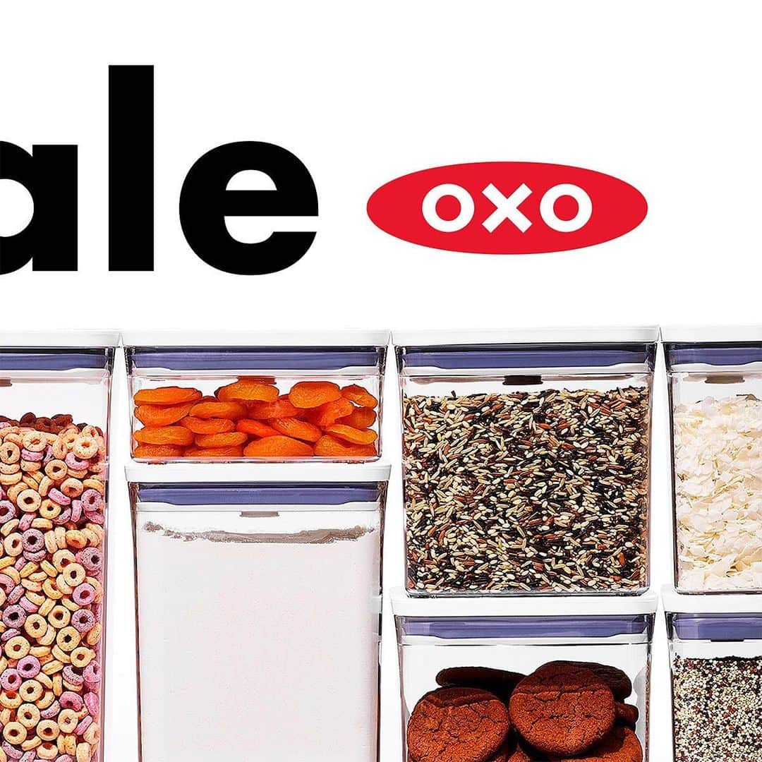 OXOさんのインスタグラム写真 - (OXOInstagram)「Stack and store (and get really organized) for less. Now - 7/26, take 20% off POP Containers on OXO.com. (Individual Containers only, sets not included. Discount reflected onsite. Click the link in bio for more details.)」7月4日 0時48分 - oxo