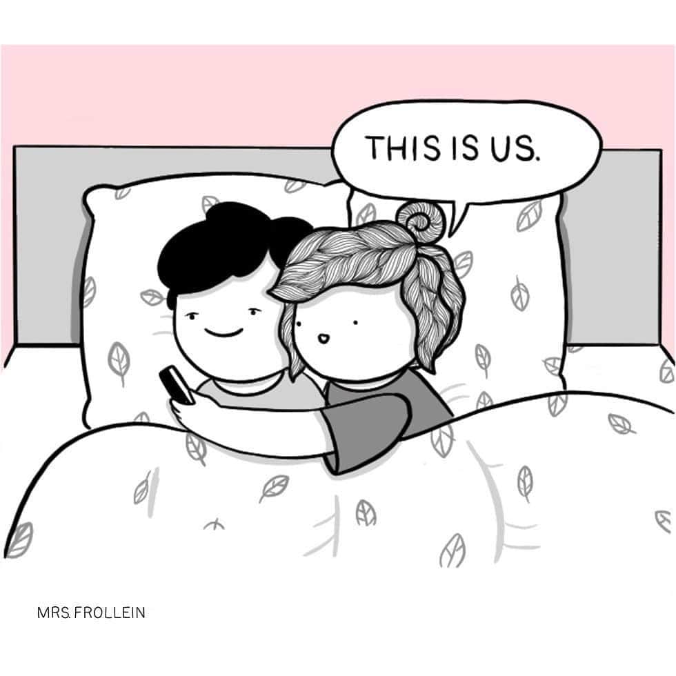 9GAGさんのインスタグラム写真 - (9GAGInstagram)「This is us 😌 🥰 ? Follow @couple for more #couplegoals - ✏️ @mrs.frollein - #couple #relationship #girlfriend #boyfriend #us」7月3日 17時01分 - 9gag