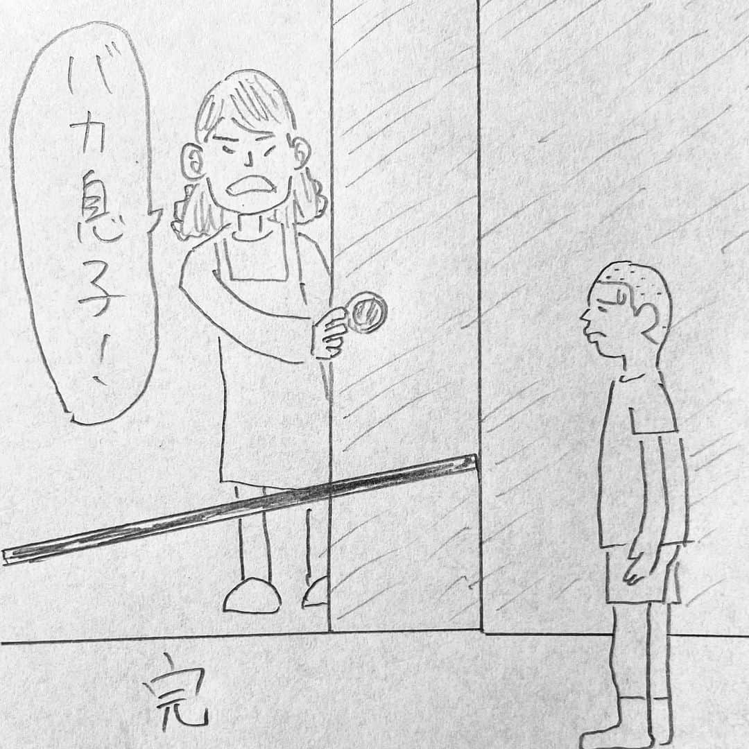 新山大さんのインスタグラム写真 - (新山大Instagram)「つっかい棒？つっかえ棒？ #三コマ漫画 #3コマ漫画 #一日一作品 #68作品目 #つっかい棒」7月3日 17時56分 - dai_niiyama