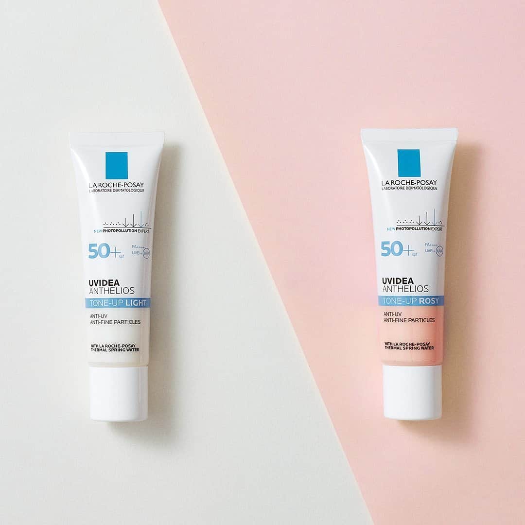 LA ROCHE-POSAY JAPAN ラロッシュポゼのインスタグラム：「＼2種類のトーンアップ UVで夏メイク／ . ラ ロッシュ ポゼのトーンアップUVは、 気になる肌悩みを自然にカバーし、ツヤ感を演出する化粧下地。 また、SPF50+・PA++++の高い日やけ止め効果があります。 今年の夏の日やけ止めに、おすすめです！ 気になった方は、是非保存してくださいね！ . トーンアップUVは2種類あります。 パッと明るいトーンアップ肌がお好みなら、ホワイトの #トーンアップUV 、透明感と血色感をプラスしたい方は、新登場の #ピンクのトーンアップUV がおすすめです。是非チェックしてください！ . トーンアップUV で肌を綺麗に見せましょう。 みなさんはどちらの色をご使用されてますか？ コメントで教えてください✨ . UV イデア XL プロテクショントーンアップ ローズ　 30mL  3,740円（税込） UVイデア XL プロテクショントーンアップ  30mL 　3,740円 (税込) . #ラロッシュポゼ #larocheposay #トーンアップUV派  #新発売 #新製品 #乾燥肌 #敏感肌 #敏感肌対策 #スキンケア #低刺激 #敏感肌コスメ #置き画 #透明感 #基礎化粧品 #化粧下地 #シミ対策 #紫外線対策 #ライフスタイル #コスメマニア #コスメ購入品 #おすすめコスメ #コスメ好きさんと繋がりたい #コスメ紹介 #ツヤ肌 #コスメレビュー #スキンケアマニア #夏メイク」