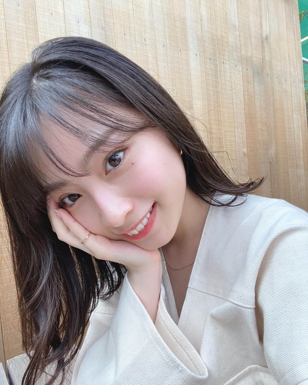 永井理子のインスタグラム：「にこお〜☺︎」