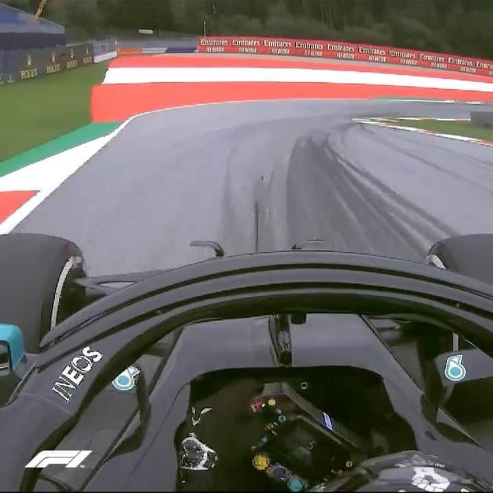 のインスタグラム：「🚀 L E W I S 🚀 . Fastest in FP1 💪  . @lewishamilton #AustrianGP 🇦🇹 #Formula1 #F1」