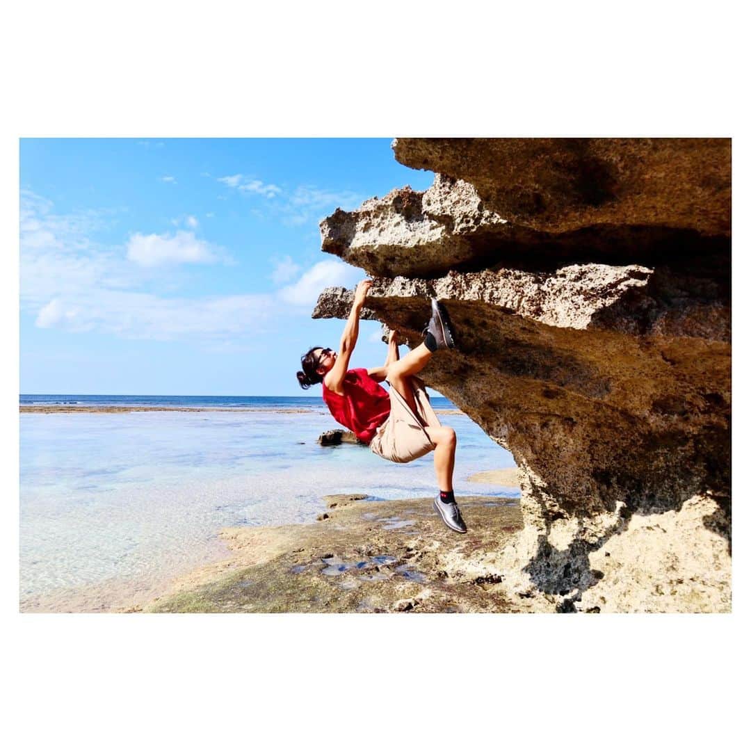 小林由佳さんのインスタグラム写真 - (小林由佳Instagram)「No climb stuff, No climb wear. Is it also climbing?😎✌︎  #shallow water solo」7月3日 20時52分 - yuca_tan