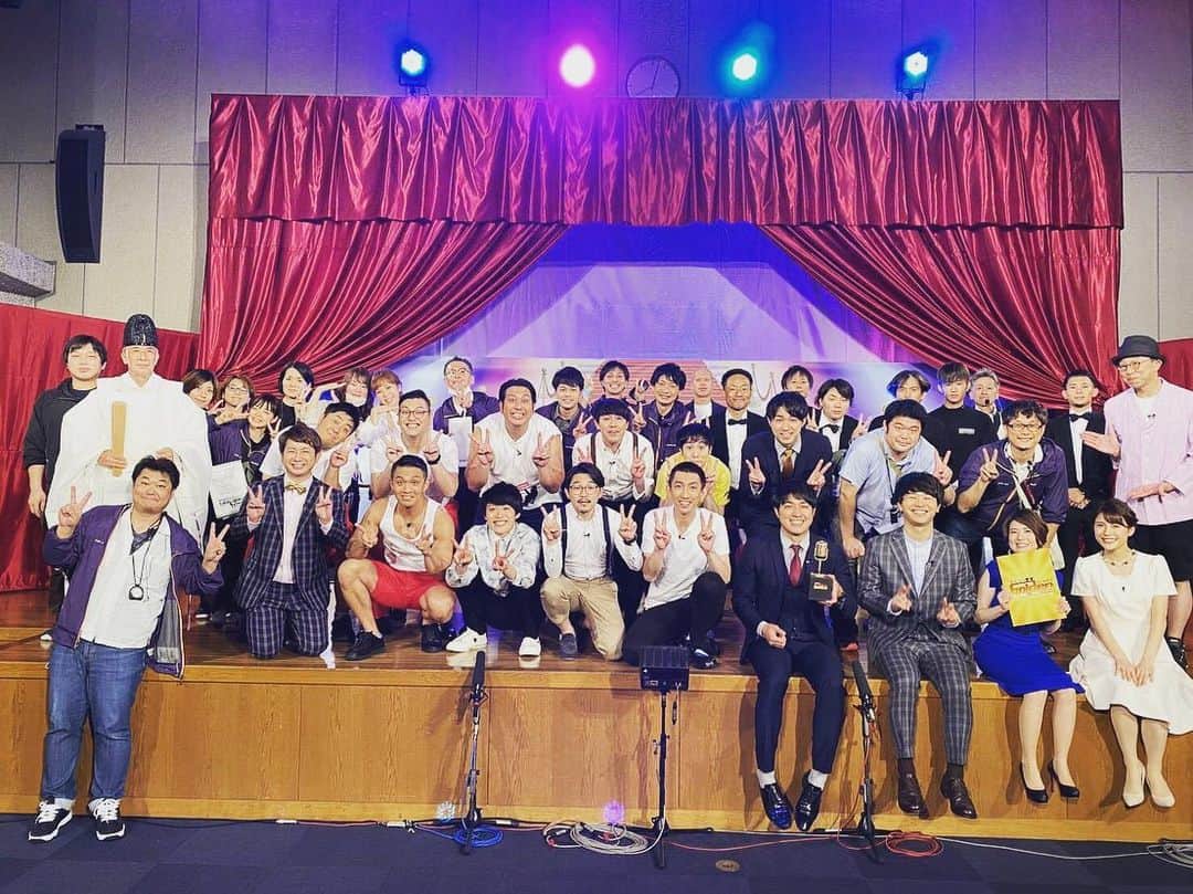 畠中悠のインスタグラム：「てててTV楽しすぎ！ #てててTV #山梨 #YBS #優勝 #ダイタク　さん #流石の漫才」