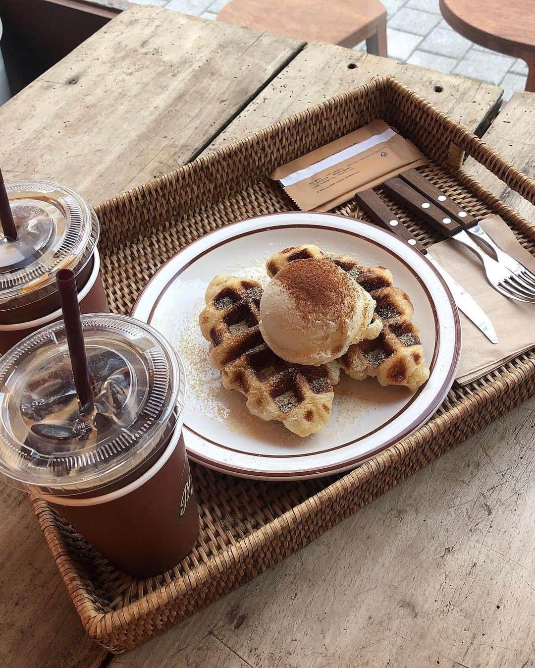 キュリ さんのインスタグラム写真 - (キュリ Instagram)「오늘은 와플 먹고 싶은 기분~🧇🍴」7月3日 22時00分 - qtfreet
