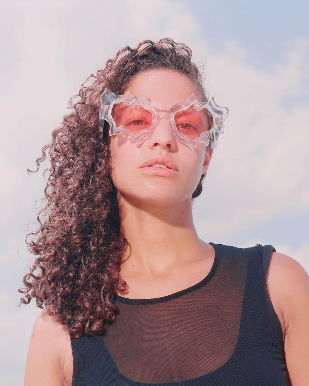 コモノさんのインスタグラム写真 - (コモノInstagram)「Take your cue from Peggy Guggenheim! Florentina Leitner takes reference from the outgoing eyewear from the 60s and takes it into a shape for the future. Available in a Crystal acetate with lush Pink lens.⠀⁠⠀ ⠀⁠⠀ #KOMONOxAntwerpFashion⁠⠀⁠⠀ ⁠⠀⁠⠀ ⁠⠀⁠⠀ Limited availability only! 👉 Link in bio⁠⠀⁠⠀ ⁠⠀⁠⠀ @florentinalight⁠⁠⁠ ⁠⁠⁠⁠⠀⁠⠀ ⁠@antwerpfashionofficial⁠⁠⁠⁠⁠⠀⁠⠀ ⁠@royalacademyantwerp⁠⁠⁠⁠⁠⠀⁠⠀ ⁠⠀⁠⠀ Photography: @maximleurentop⁠⠀⁠⠀ Models: @jizzdemon @chacha.dew @ericapenteng ⁠⁠⁠⁠⁠⠀⁠⠀ ⁠⁠⁠⁠⠀⁠⠀ #sunglasses #fashion #collab #collaboration #academy #antwerp #antwerpen #student #collection #eyewear #mode #art #creation #design #wwwshowww #auction #belgianfashion #belgiumfashion #belgischemode #charity #fashiondesigner #fashiondesign #fashiondesigners #fashionstylist #fashionstyle #fashioninspiration #antwerpfashion #antwerpfashionacademy #komono ⁠」7月3日 22時10分 - komono