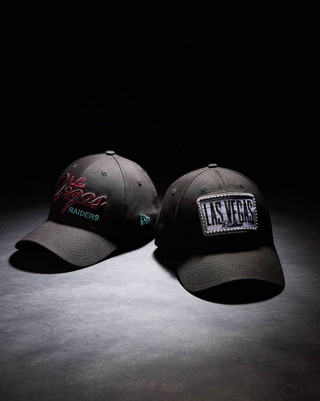 ニューエラ・キャップのインスタグラム：「Caps made for the lights and lifestyle of Vegas. Get your Las Vegas Raiders collection going at neweracap.com . Link in bio. ☠️」