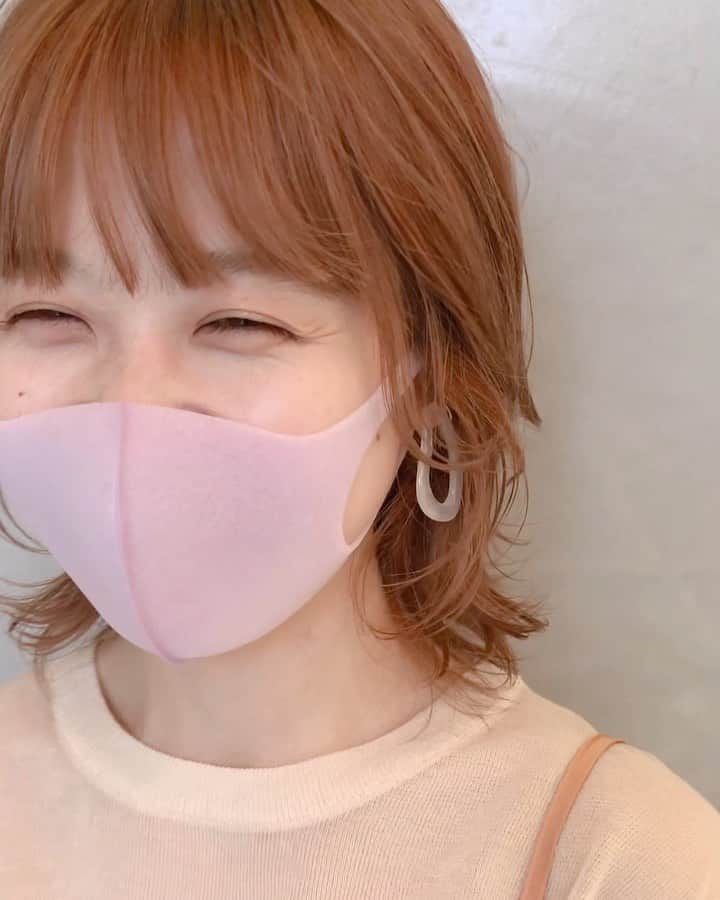 野々口祐子のインスタグラム：「ハイトーンウルフ🙌🏻 #nono_hair #syan_tokyo #ウルフカット #ハイトーン」