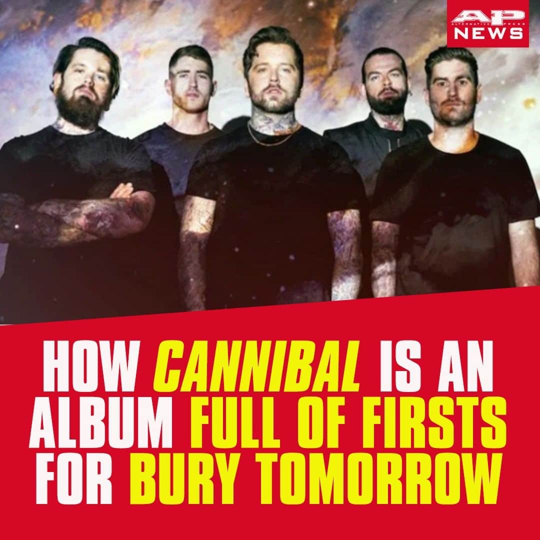 Alternative Pressさんのインスタグラム写真 - (Alternative PressInstagram)「INTERVIEW: ‘Cannibal’ is an album full of firsts for @burytomorrow, from @danburytomorrow offering up the most personal vocals of his career to the one song that connected with fans in a whole new way ⁠ LINK IN BIO⁠ .⁠ .⁠ .⁠ #burytomorrow #daniwinterbates #cannibal #newmusic #newmusicfriday #alternativepress #altpress」7月4日 0時01分 - altpress