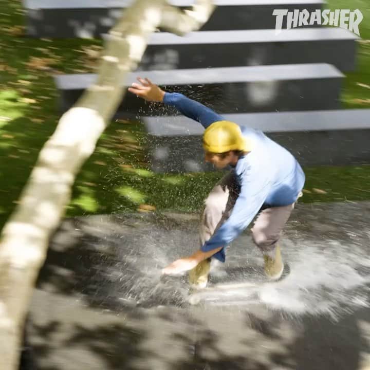 スラッシャーのインスタグラム：「👉🏾 @tomkarangelov sees things different 👀 Watch his CASE FILES for @nbnumeric on all Thrasher channels 📡」
