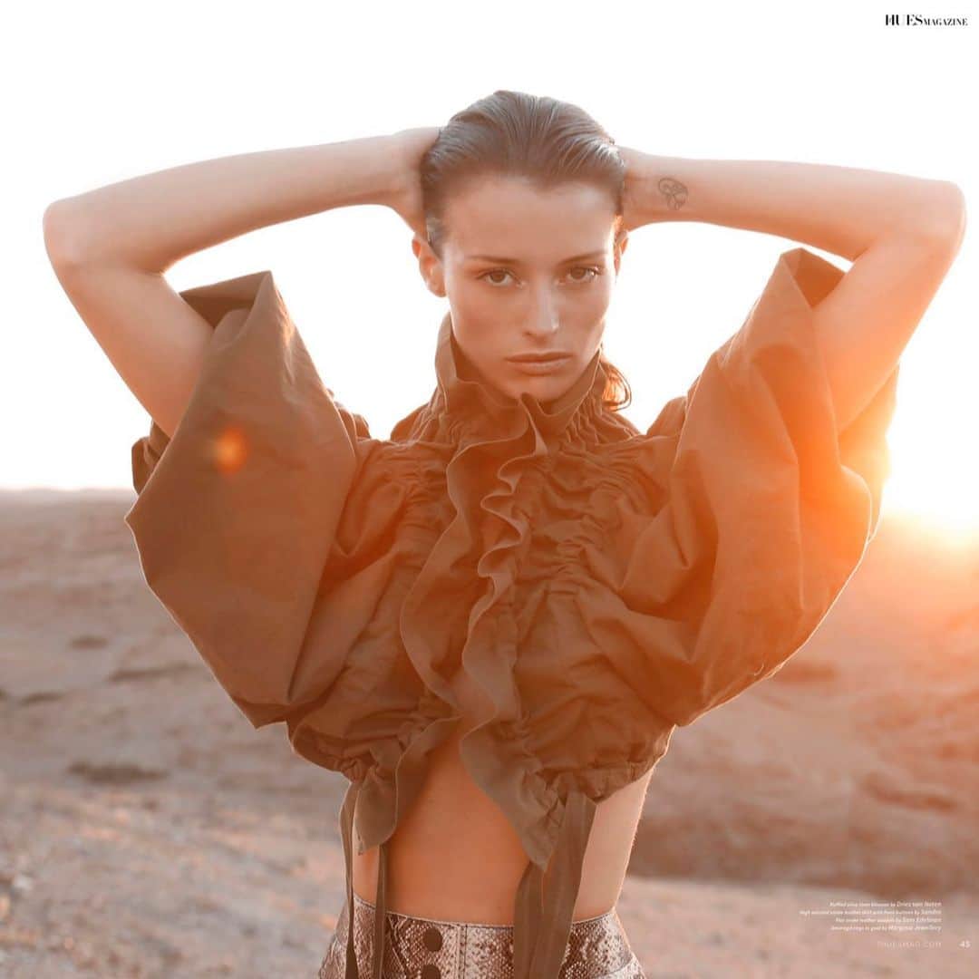 フラヴィア・ルチーニのインスタグラム：「🦊 @silkewagner_photodesign @katxklug #editorial #morocco」