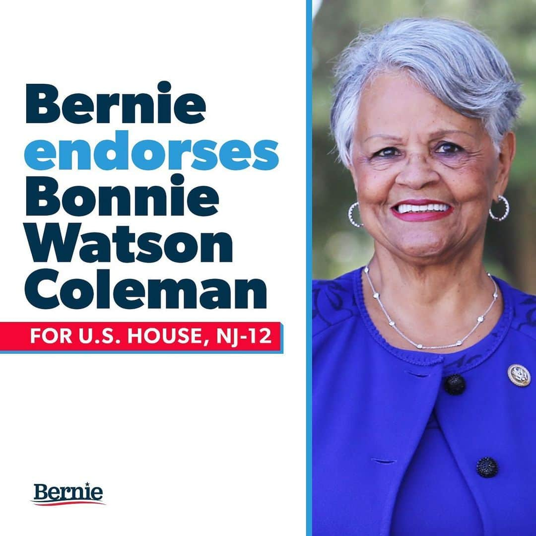 バーニー・サンダースさんのインスタグラム写真 - (バーニー・サンダースInstagram)「I am proud to endorse Rep. Bonnie Watson Coleman’s campaign for re-election. Bonnie has always been a strong, progressive voice in the fight for the needs of working families. She understands that health care is a human right and the importance of a Medicare for All, single payer program to cover every American. She wants to create millions of good paying jobs, and rebuild our infrastructure and energy systems. She has been one of Donald Trump’s strongest opponents in Congress and her voice is an important one in Washington as we push forward with the important work of making a more fair and just America for everyone.」7月4日 3時16分 - berniesanders