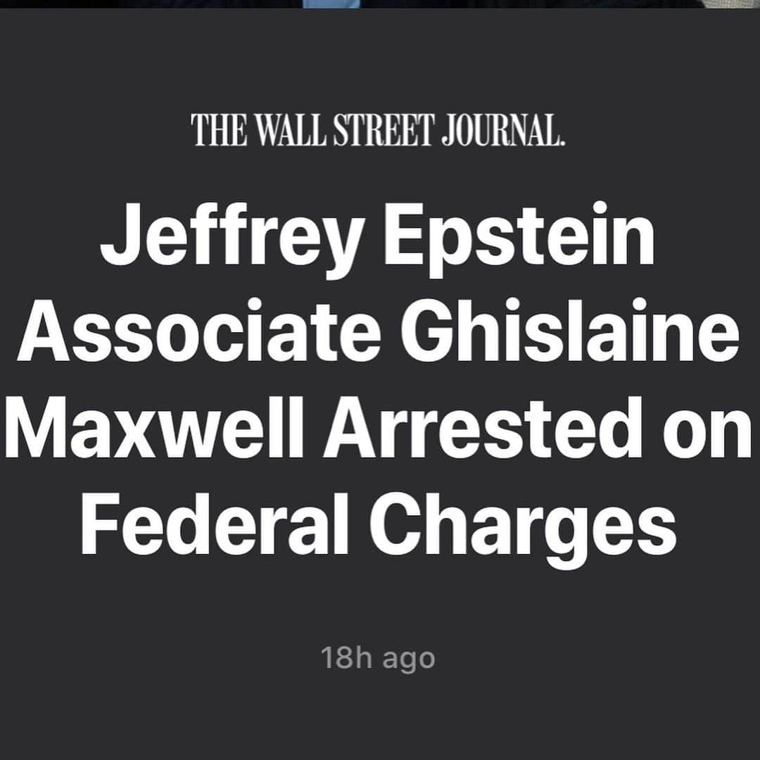 アマンダ・デ・カディネットさんのインスタグラム写真 - (アマンダ・デ・カディネットInstagram)「@wsj #ghislainemaxwell was not only an “associate”of #jeffreyepstein she was Epstein’s  lover and “ allegedly “ his accomplice in every horrendous way. She was arrested by the FBI yesterday for recruiting and sexually assaulting minors in a sex-trafficking ring . She has not been convicted so I understand the legality around language but ...please let’s not play this down by using minimising words. As we know, media  plays such an influential role in how we create narratives. And time and time again I’m seeing media outlets use minimising language in certain cases and not in others, but is that random? At times  it looks selective to me based on the usual cultural biases. Add your thoughts on this to the comments below please .👇🏼」7月4日 3時47分 - amandadecadenet