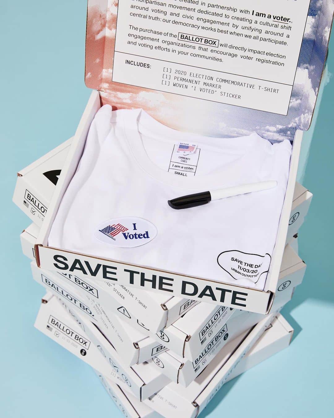 Urban Outfittersさんのインスタグラム写真 - (Urban OutfittersInstagram)「Election Day is exactly four months from today. As part of our ongoing work with @iamavoter, we’ve created the Ballot Box: a toolkit to navigate the 2020 election to be used as inspiration to get involved, stay aware, and encourage others to vote, too! Each purchase of a Ballot Box will directly impact organizations that encourage voter registration and voting efforts in your communities. Make sure you have a voting plan in place and text VOTER to 26797 to get alerts for your elections. Learn more at the link in bio!」7月4日 4時12分 - urbanoutfitters