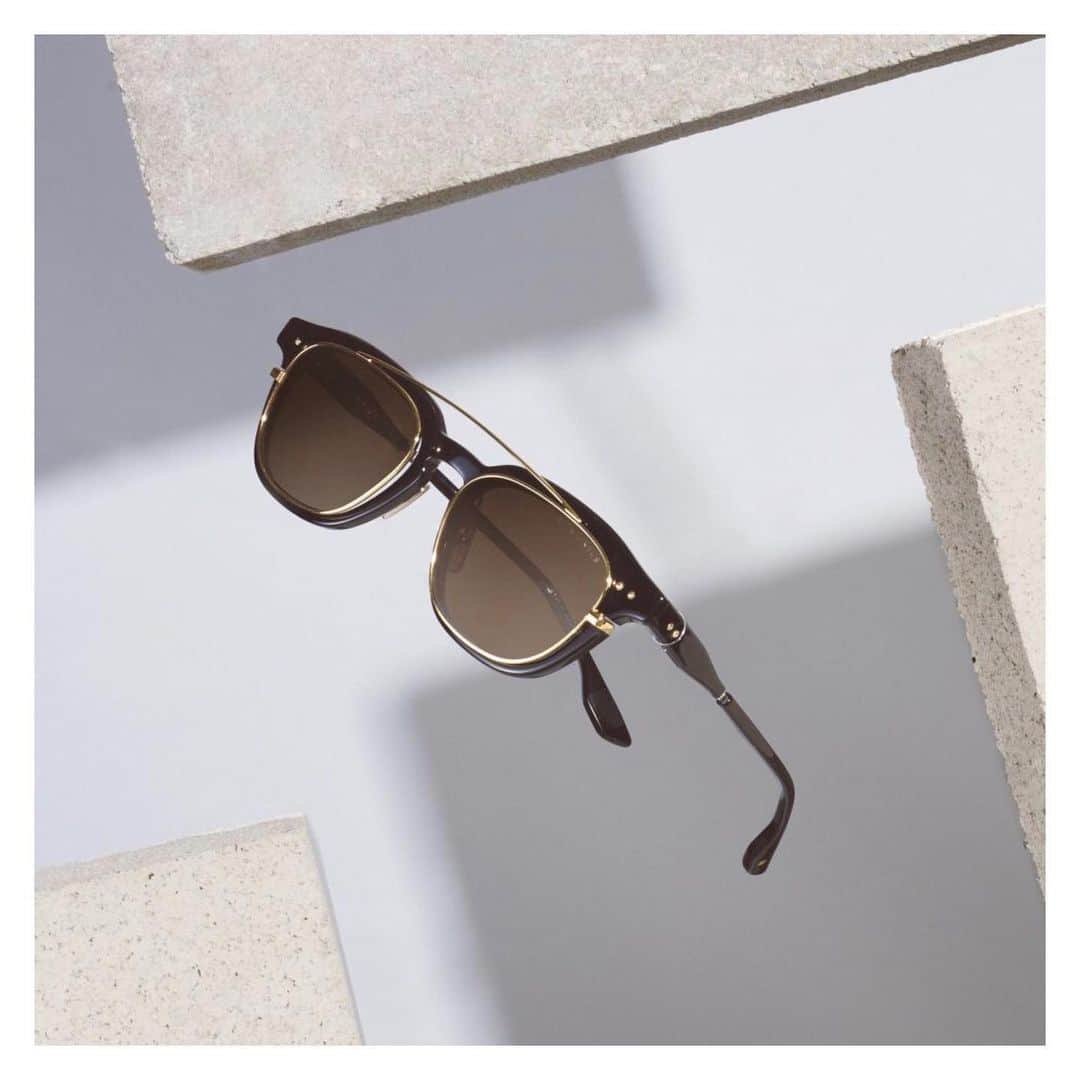 ディタのインスタグラム：「The Lineus utilizes a unique cutout on the frame that allows for a new take on the sun clip. #ditaeyewear #dita #ditasunglasses」