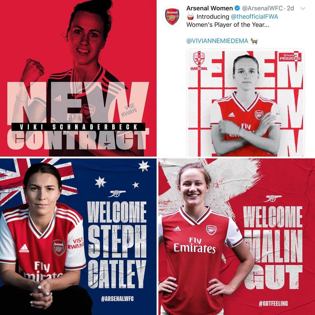 Arsenal Ladiesさんのインスタグラム写真 - (Arsenal LadiesInstagram)「A good week to be a Gooner 😎 #WeAreTheArsenal 🔴」7月4日 4時19分 - arsenalwfc