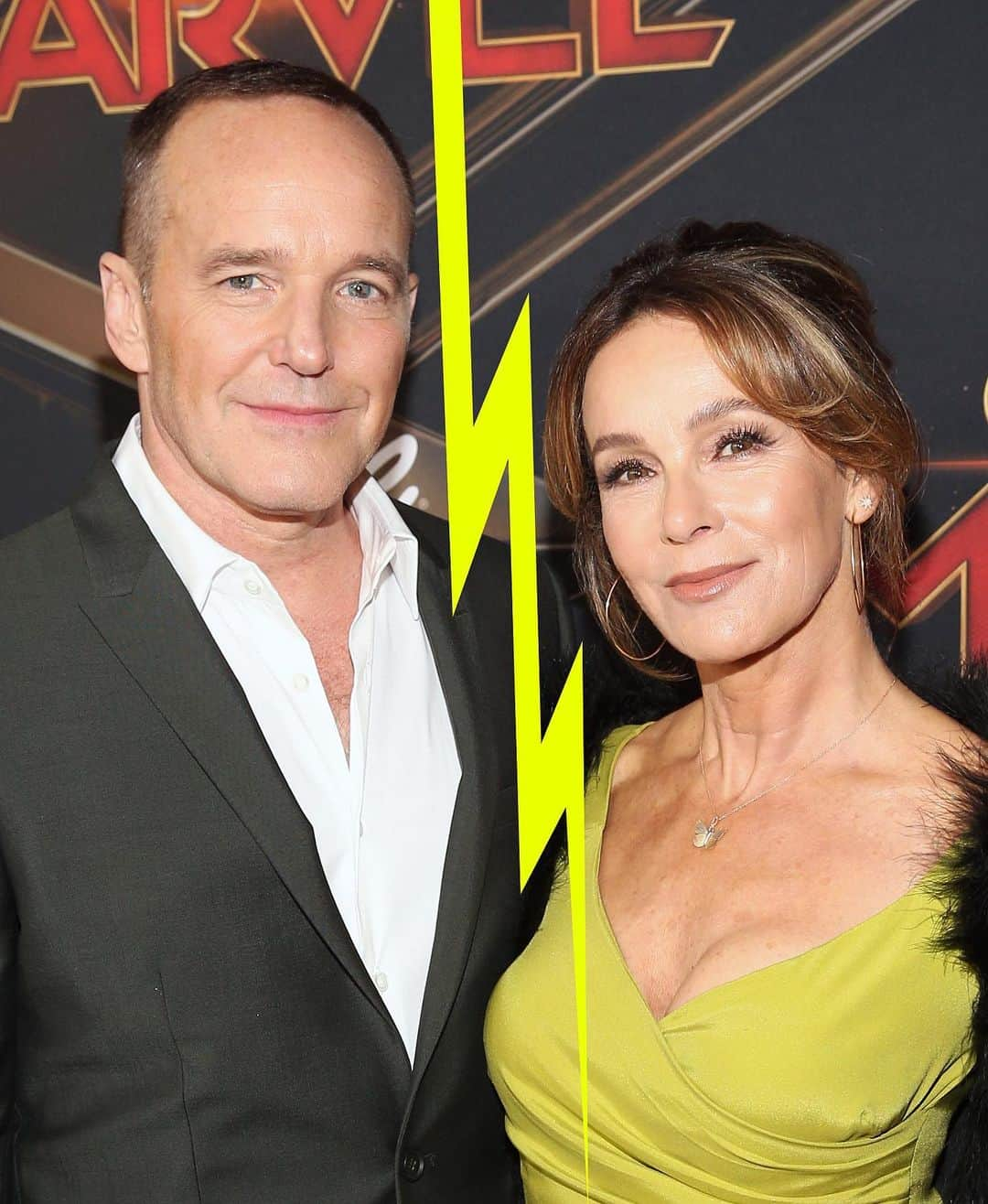 Just Jaredさんのインスタグラム写真 - (Just JaredInstagram)「Clark Gregg and Jennifer Grey have split after 19 years together. Tap this photo at the LINK IN BIO to read their joint statement about the separation.  #ClarkGregg #JenniferGrey Photo: Getty」7月4日 4時30分 - justjared