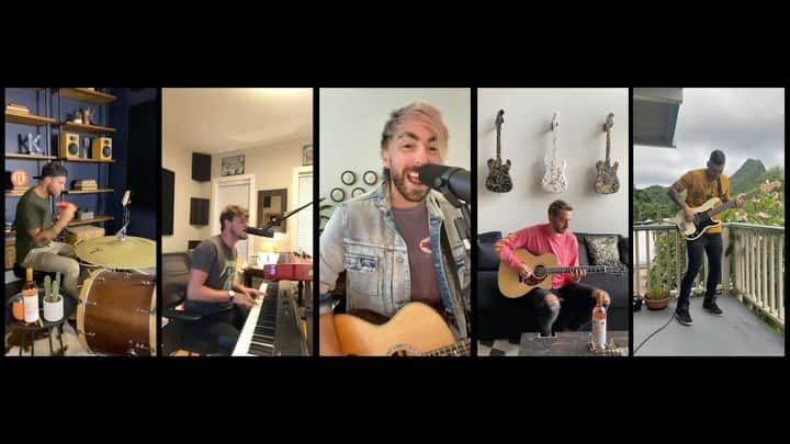 All Time Lowのインスタグラム：「Summer Daze acoustic video! It’s out, it’s cute, and it’s actually just one big wine ad - the second batch of Summer Daze Rosé is now available for pre-order. Links in bio」