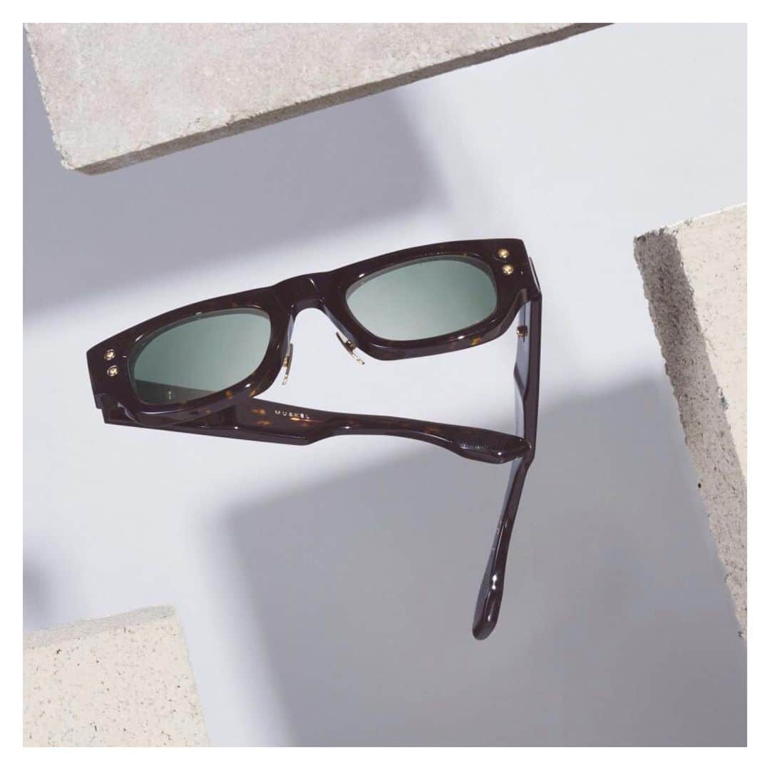 ディタのインスタグラム：「The Muskel’s 8mm front design adds a layer of complexity that one can only experience first hand. #ditaeyewear #ditasunglasses」