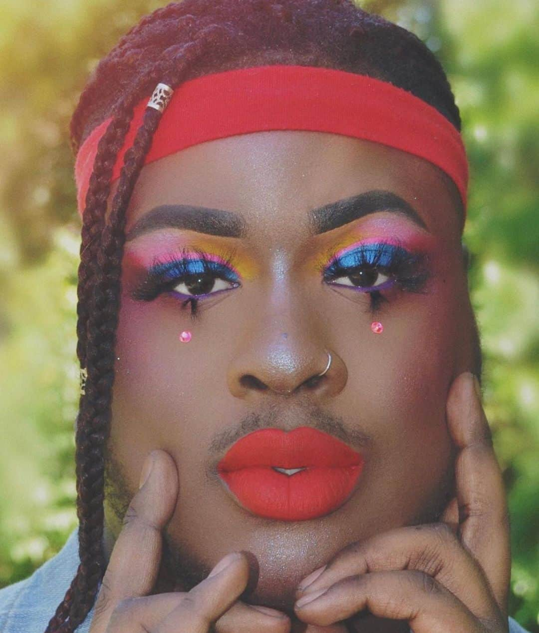 Jeffree Star Cosmeticsさんのインスタグラム写真 - (Jeffree Star CosmeticsInstagram)「Beat to perfection🔥 @7hesunprince created this stunning look using our #jawbreaker palette, #minibreaker palette, & #velourliquidlipstick shade Redrum ❤️ #jeffreestarcosmetics」7月4日 7時05分 - jeffreestarcosmetics