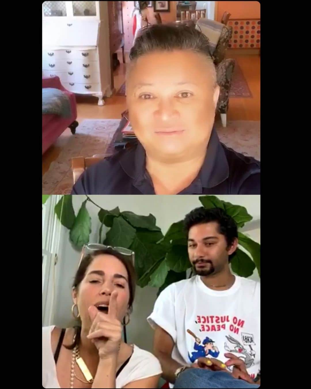 アナ・オルティスのインスタグラム：「me yelling @ YOU to donate to medical assistance for Kristian. Thanks to @alecmapa for raising awareness and letting me and @markindelicato have so much fun! LINK IN MY BIO」