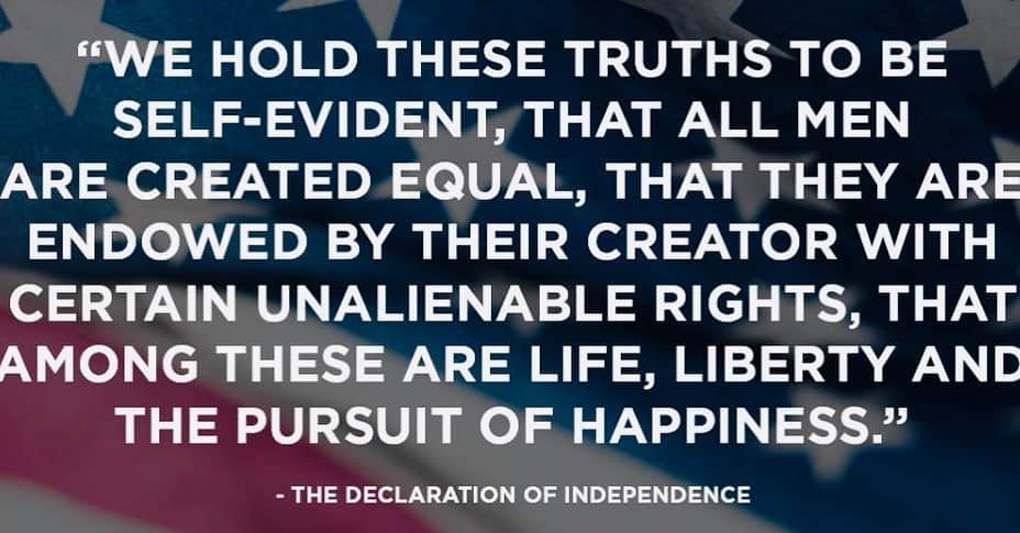 アリシア・ウィットさんのインスタグラム写真 - (アリシア・ウィットInstagram)「as we celebrate the birth of this nation that we love this weekend - let’s remember these words, and their truth. 244 short years ago, when the declaration of independence was written, all humans in this country were, in fact, far from equal. i am proud to live in a country where i believe in my heart that we are truly striving as a people, with every day and every passing year, to learn and grow and come ever closer to fulfilling these words. ‘liberty and justice for all’ can only be true when it is true for everyone - let us celebrate our joy and pride as Americans by leading with love - and by standing up for injustice wherever we see it. i feel prouder than ever to be an American at this time in history, as we stand up for what is wrong and unequal, and build on what we have until we have true unalienable rights for all. please stay safe and be good to each other this weekend, dear ones. ❤️🙏🏻 #happyindependenceday #fourthofjuly #blm #declarationofindependence」7月4日 7時32分 - aliciawitty