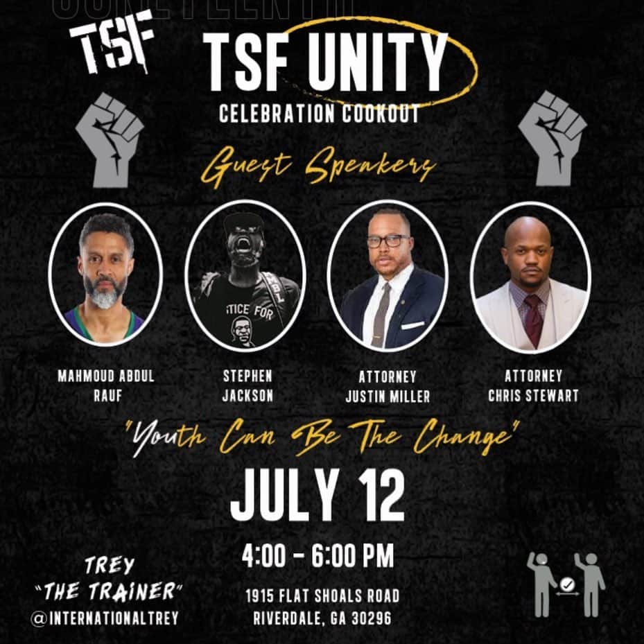 ルイス・ウィリアムスのインスタグラム：「ATL JULY 12!!!! My brothers @international_trey and @_stak5_ are doing something both educational and uplifting for the city. Link in my bio for more information. Pop out」
