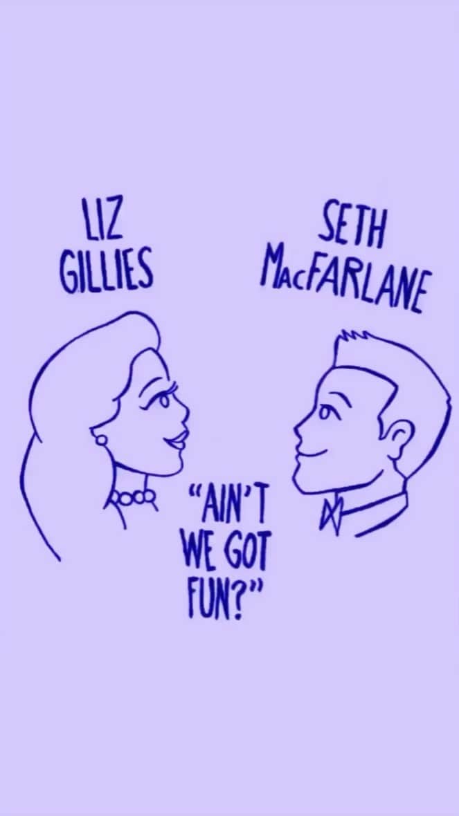 エリザベス・ギリースのインスタグラム：「A little socially distanced cover of “Ain’t We Got Fun” brought to you by @macfarlaneseth, a wildly talented group of musicians & myself. Hope you enjoy!  Transcribed by Andrew Cottee  Piano - Tom Ranier Bass - Chuck Berghofer Drums - Peter Erskine Guitar - Andrew Synowiec Woodwinds - Dan Higgins  Trumpets - Dan Fornero Trombones - Alex Iles Vibes - Wade Culbreath  Art by Seth!」