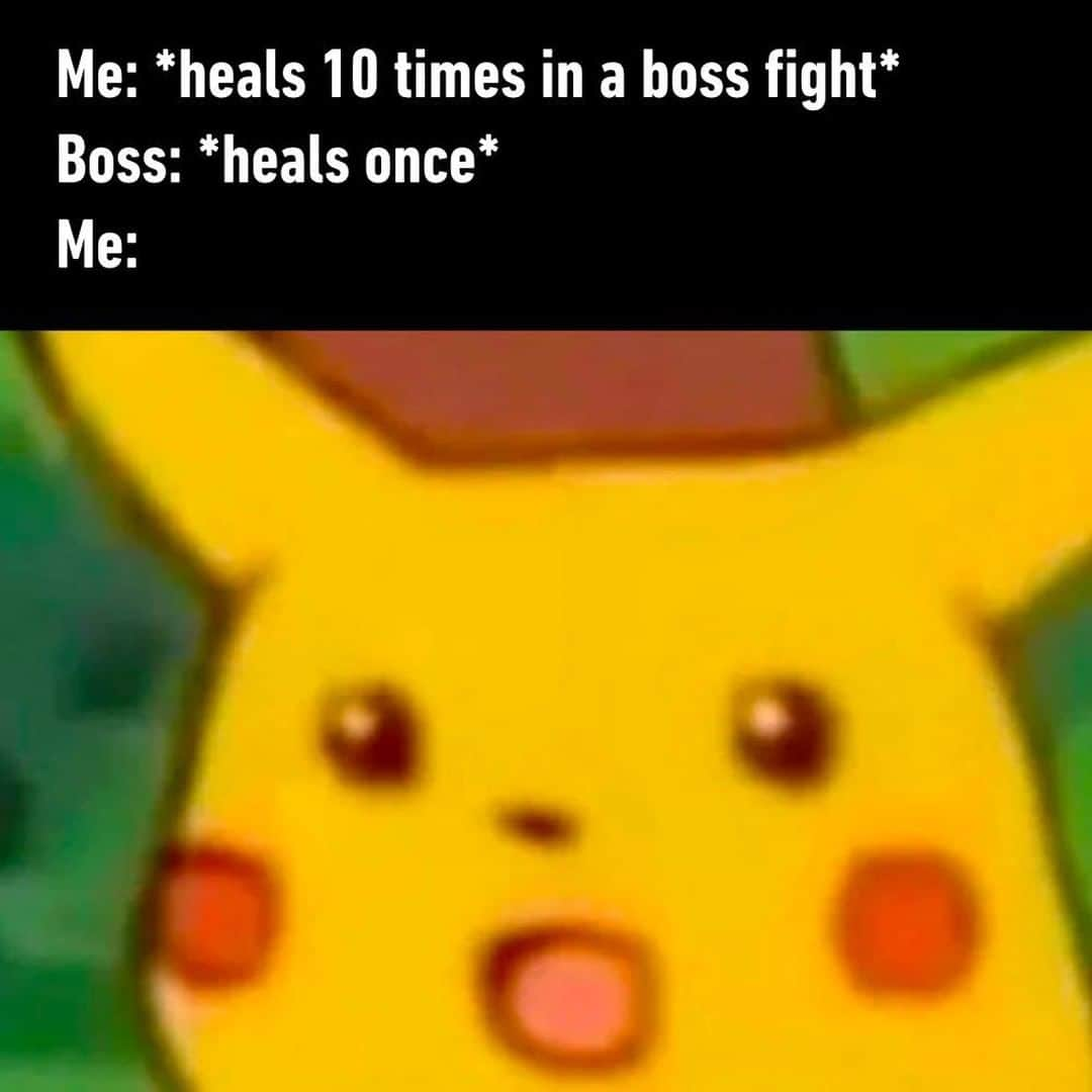 9GAGさんのインスタグラム写真 - (9GAGInstagram)「And they have 10 times more HP than me.⠀ #pikachu #gaming #bossfight #9gag」7月4日 19時00分 - 9gag