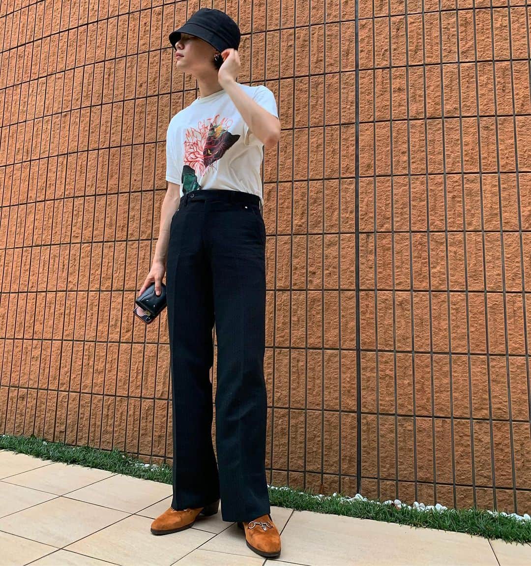 MARKのインスタグラム：「#ootd #fashion #coordinate #styling  #magliano #margiela #celine #nepenthes #needles」