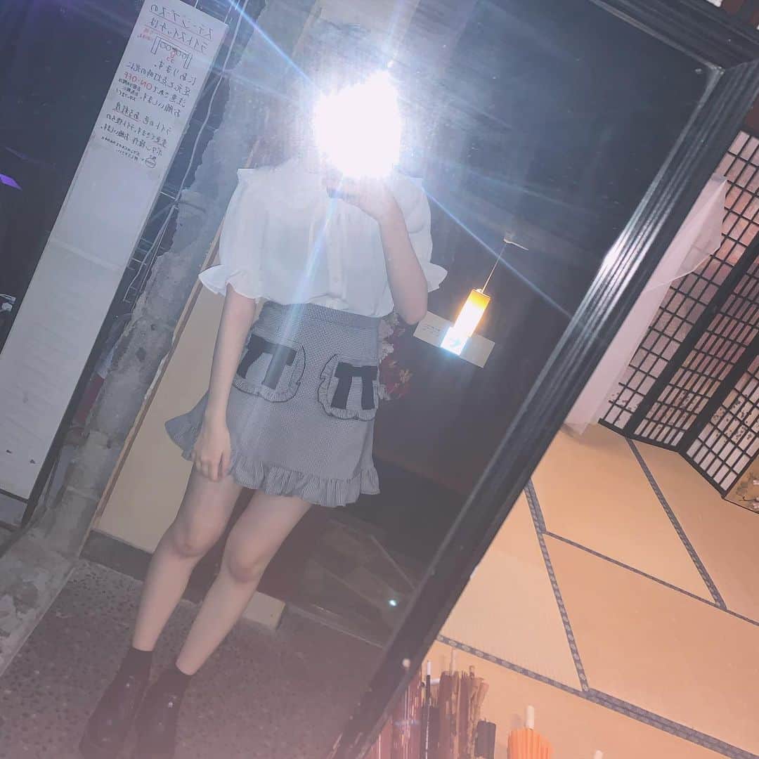 のインスタグラム：「いつかの #ootd 💖﻿ ﻿ ﻿ ﻿ #アイドル #ロザリオクロス #量産型 #量産型コーデ #ガーリー #evelyn #fashion #code #jk #instagood #instalike﻿」