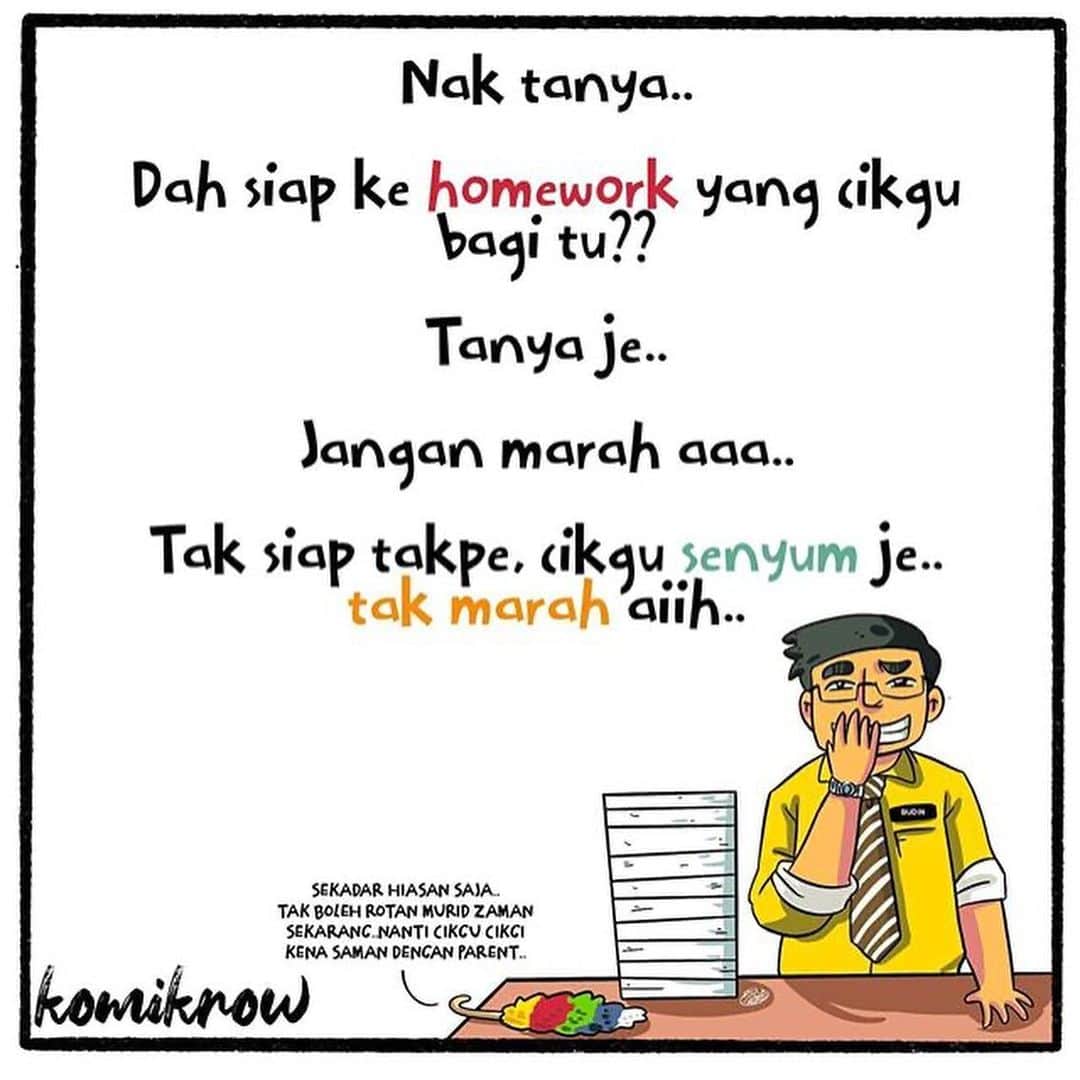 Koleksi Komik Malaysiaさんのインスタグラム写真 - (Koleksi Komik MalaysiaInstagram)「#Repost @komikrow with @get_repost ・・・ Bila sekolah bukak nanti.. . . . . . . . . . . . . . . . . #komikrow #kerowartstyles #komikharian #komikmalaysia #koleksikomikmalaysia #gengkomik #gengkomikdigital #komikstrip #komikinstagram #komikmuslim #pencurikomik #koleksikomikmalaysia #lawakboring #lawakterkini #lawaktahapdewa #lawakgram #lawakking #procreate #procreatemalaysia #lawakhambar」7月4日 19時50分 - tokkmungg_exclusive