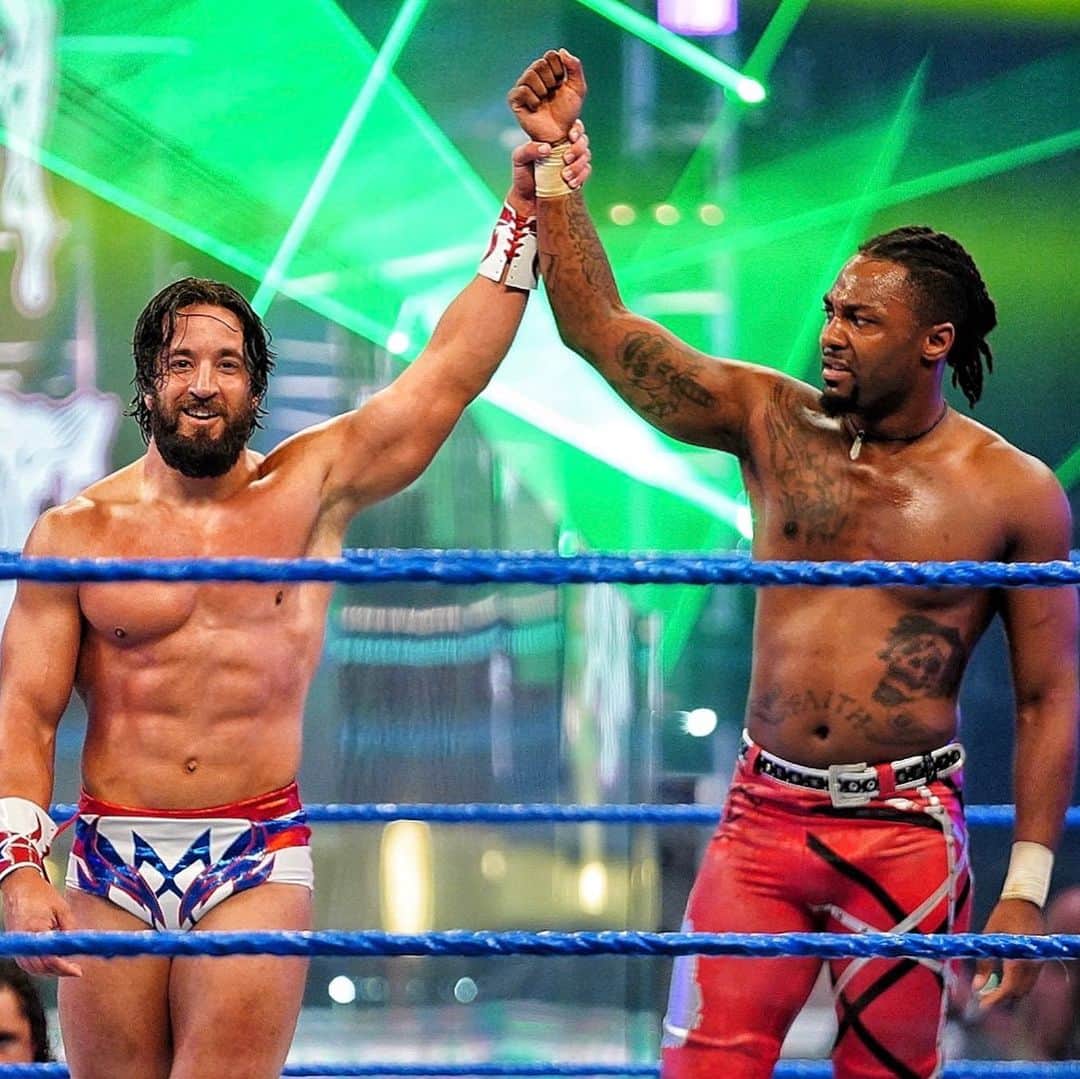 WWEさんのインスタグラム写真 - (WWEInstagram)「The unlikely team of @tonynese & @isaiahswervescott are victorious on #205Live!」7月4日 11時19分 - wwe