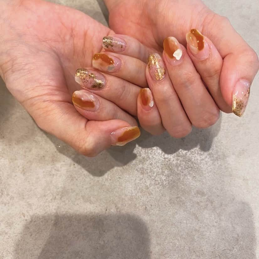 山岸逢花さんのインスタグラム写真 - (山岸逢花Instagram)「New nail 🍊 . . . @minanail_matsu  @minanail_shibuya  . . . #山岸逢花 #あいぱん #AV女優 #ネイル #ニュアンスネイル #nail #AV #aikayamagishi」7月4日 17時02分 - ayakayamagishi_