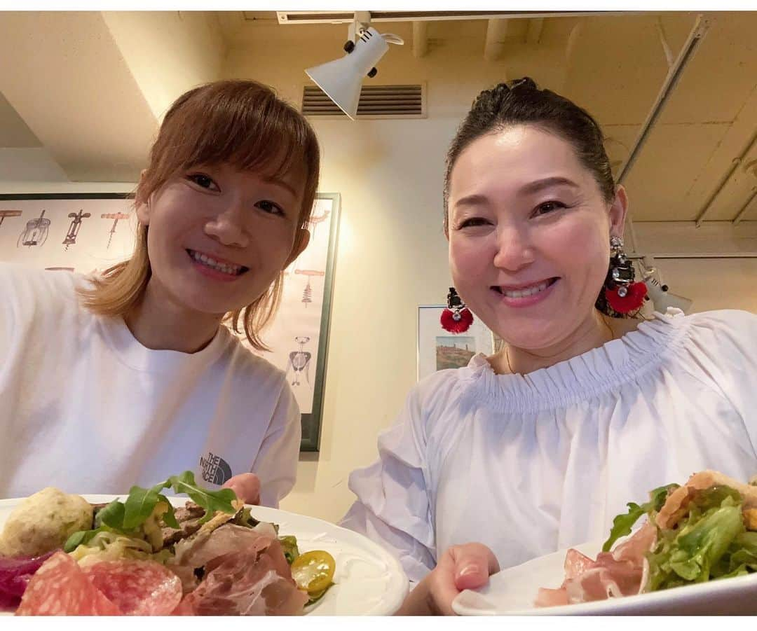 佐野優子さんのインスタグラム写真 - (佐野優子Instagram)「. イタリアンランチ🍝 . どれも美味しい◟̆◞̆ ❁ . #京都グルメ #イタリアンランチ  #おしゃべりタイム #タヴェルナイルヴィアーレ」7月4日 18時07分 - yuko12345