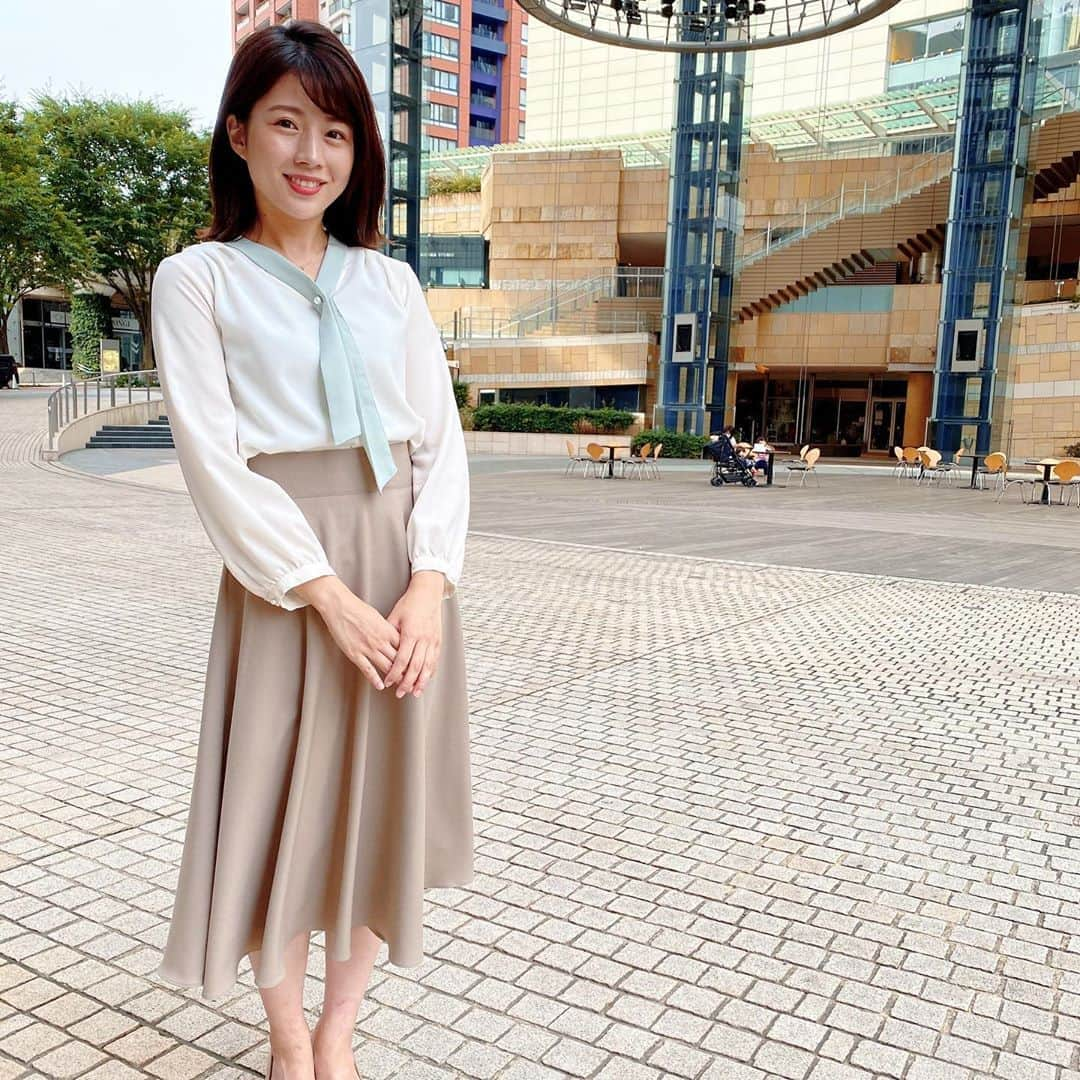 田中萌さんのインスタグラム写真 - (田中萌Instagram)「今週の衣装です！ タグ付けしてます🌻 #衣装#ABEMA#ABEMAMorning#アベモニ#ABEMAヒルズ#アベヒル#テレビ朝日#アナウンサー#田中萌」7月4日 18時49分 - moetanaka_ex