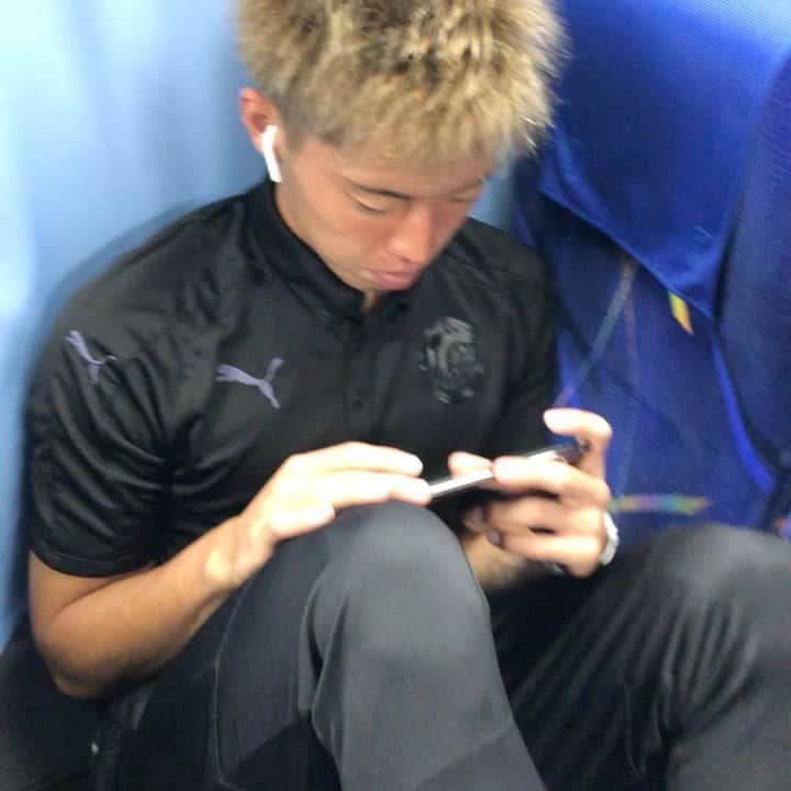 伊佐耕平のインスタグラム：「勝ちましたよ〜!」