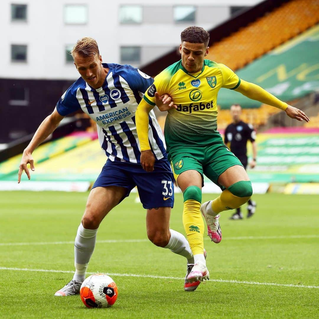 ノリッジ・シティFCさんのインスタグラム写真 - (ノリッジ・シティFCInstagram)「Half-time at Carrow Road and Brighton lead through Trossard’s goal. #NORBHA」7月4日 21時24分 - norwichcityfc